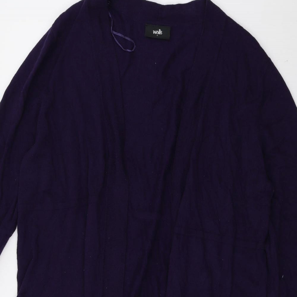 Wallis Womens Purple  Knit Cardigan Jumper Size L