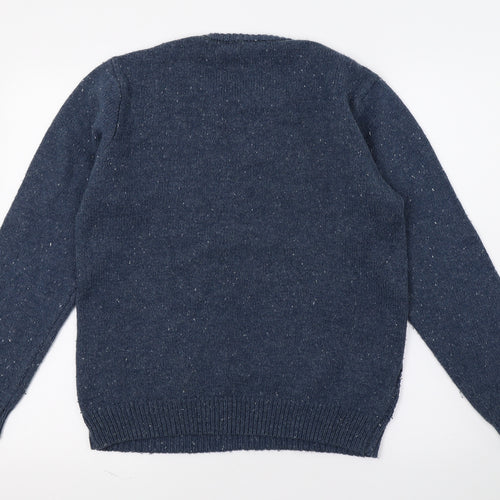Cedar Wood State Mens Blue  Knit Pullover Jumper Size M