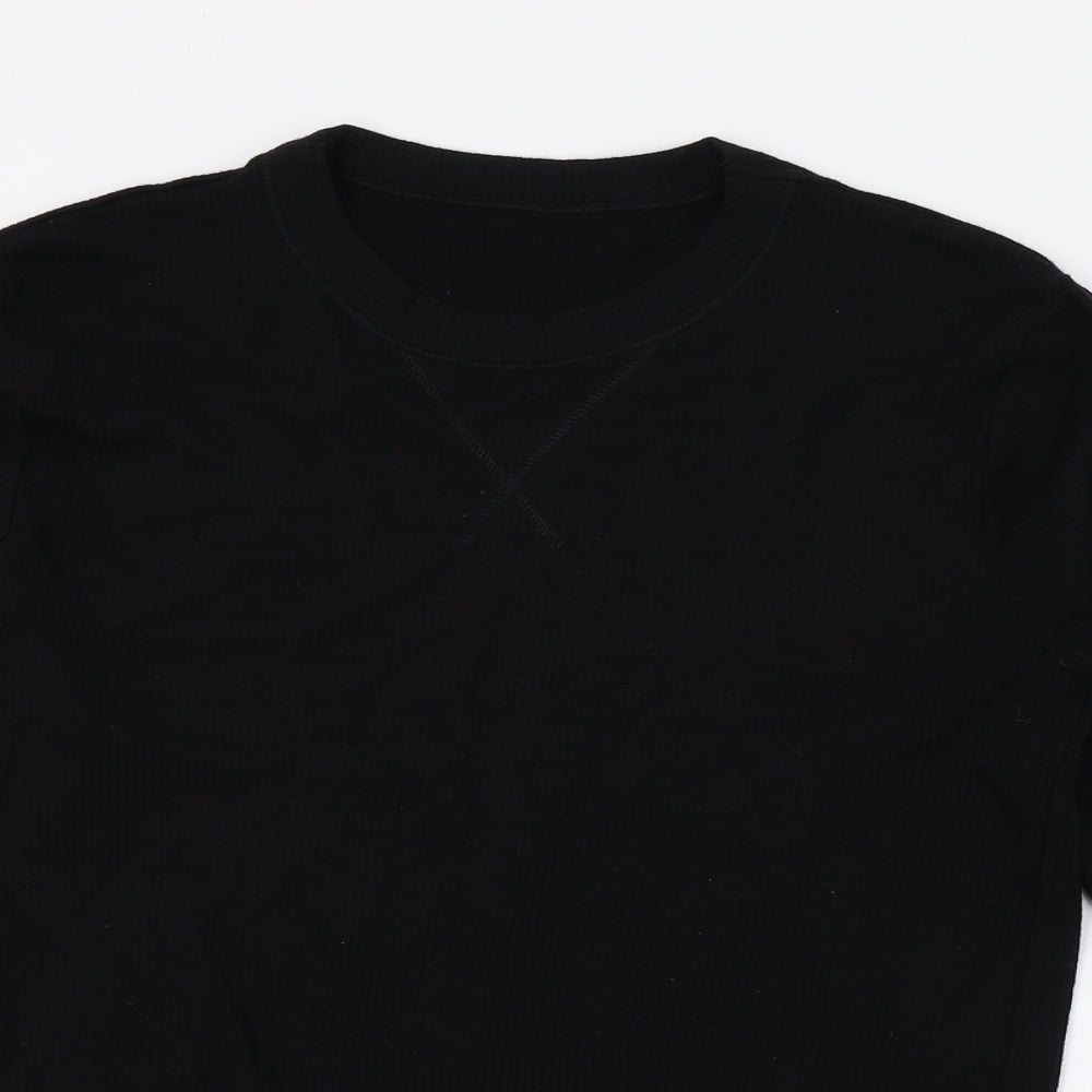 George Mens Black  Jersey  T-Shirt Size M