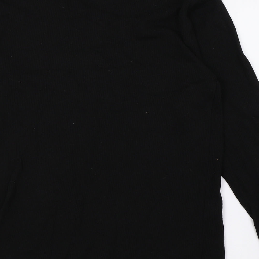 George Mens Black  Jersey  T-Shirt Size M