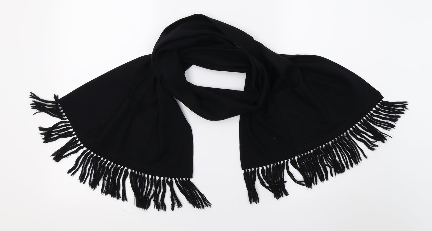 Preworn Womens Black  Jersey  Scarf
