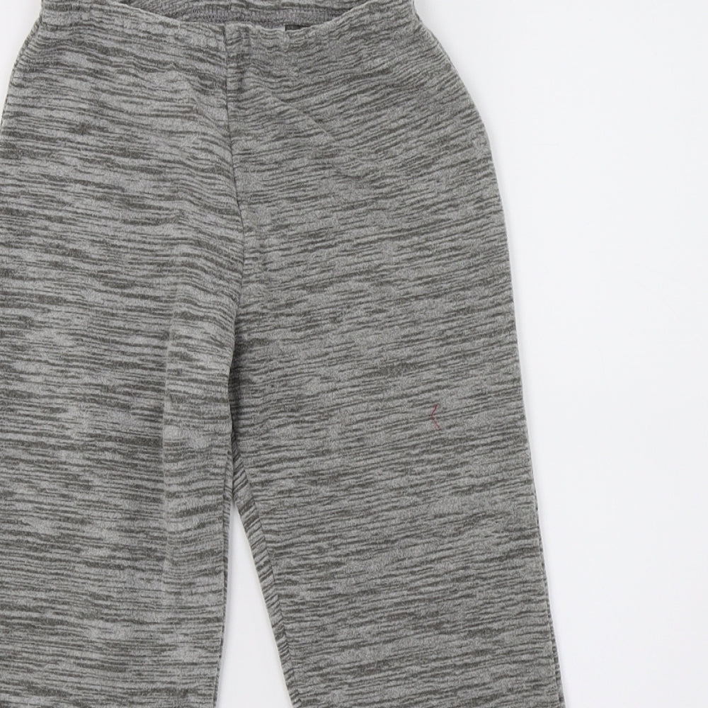 Lupilu Boys Grey Striped Fleece  Pyjama Pants Size 3-4 Years