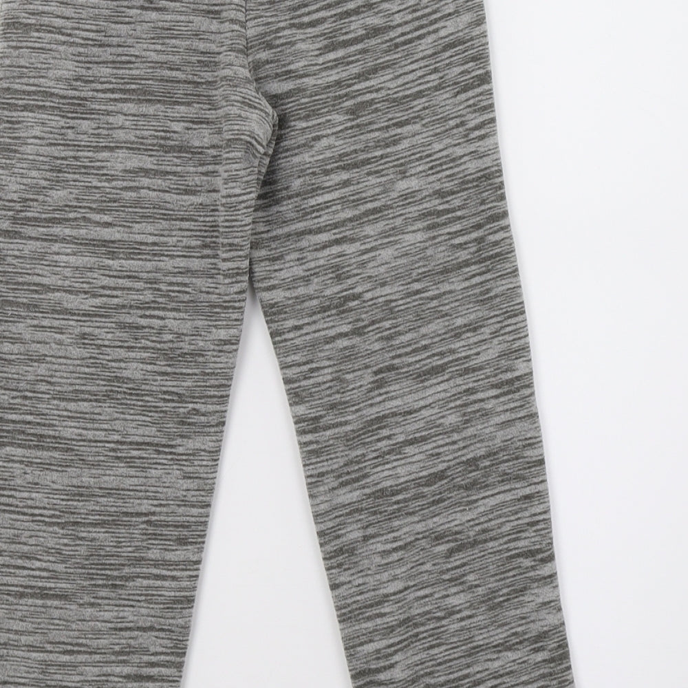 Lupilu Boys Grey Striped Fleece  Pyjama Pants Size 3-4 Years