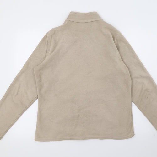 Marks and Spencer Womens Beige  Fleece Jacket  Size 16