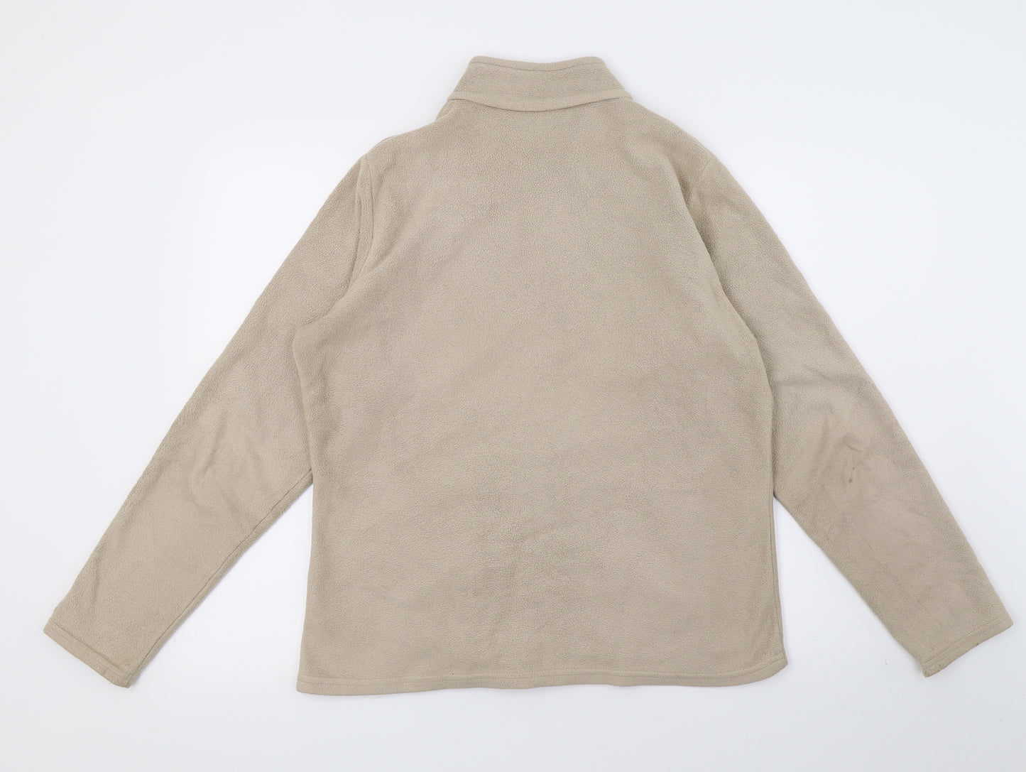 Marks and Spencer Womens Beige  Fleece Jacket  Size 16
