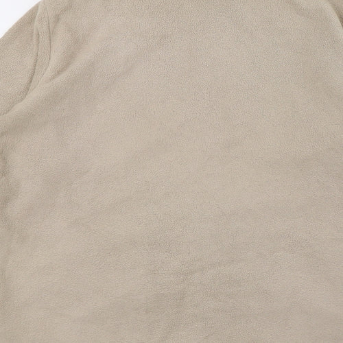 Marks and Spencer Womens Beige  Fleece Jacket  Size 16