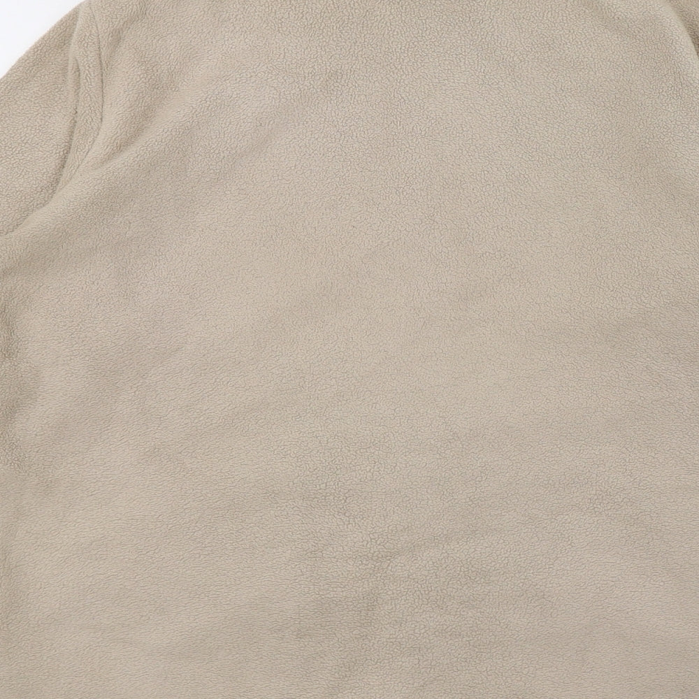 Marks and Spencer Womens Beige  Fleece Jacket  Size 16