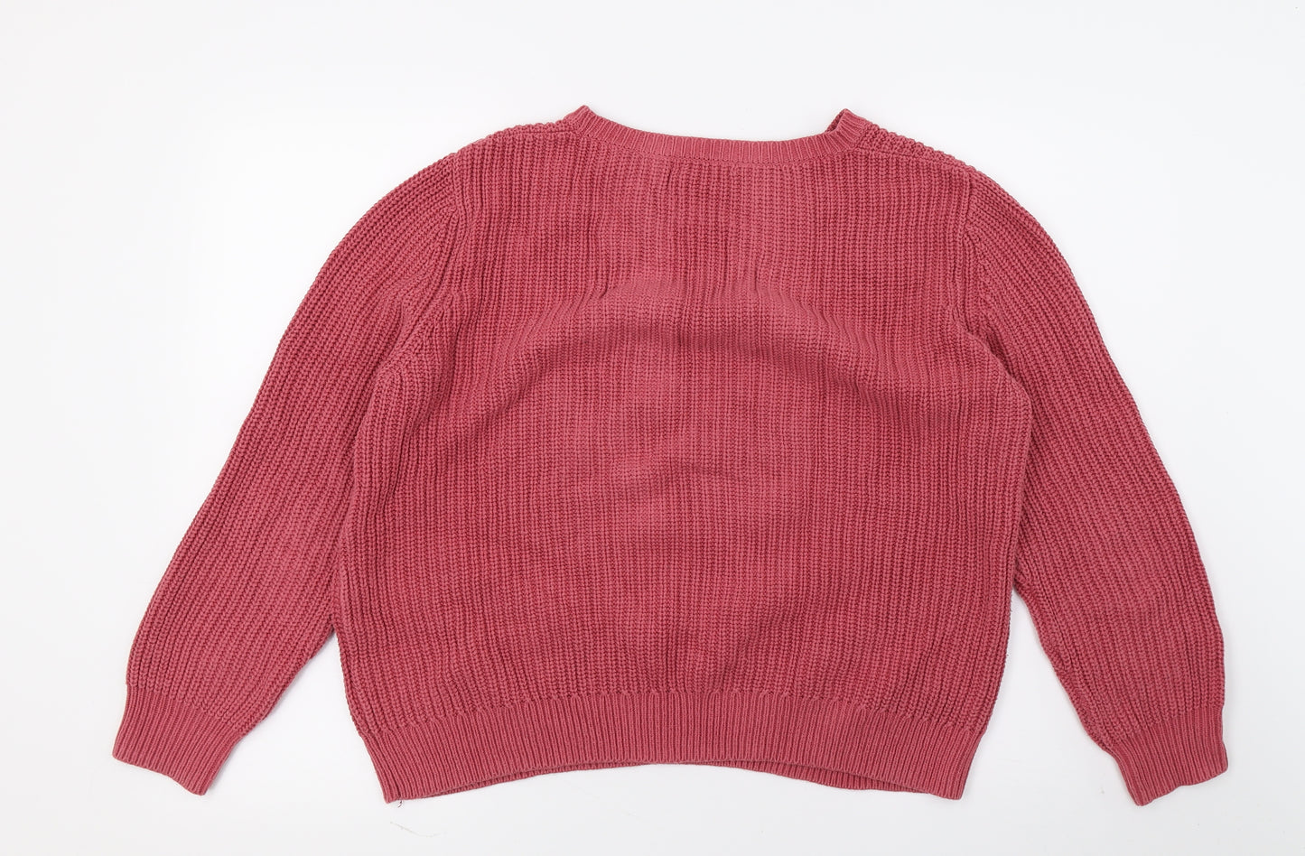 TU Womens Pink  Knit Pullover Jumper Size 12