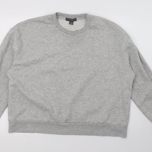 Primark Womens Grey  Knit Pullover Sweatshirt Size 14