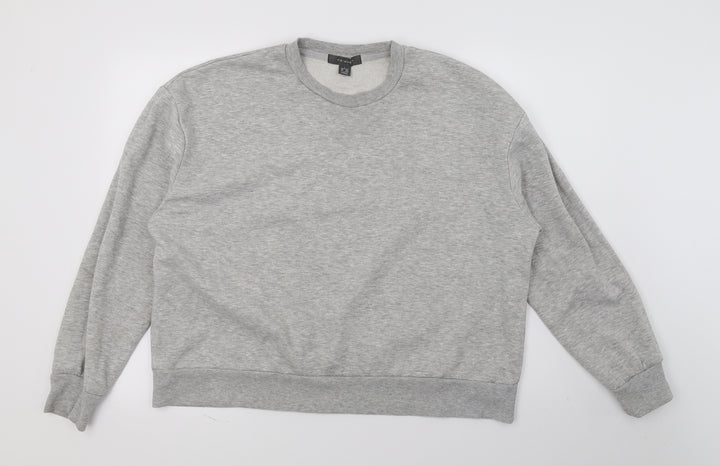 Primark Womens Grey  Knit Pullover Sweatshirt Size 14