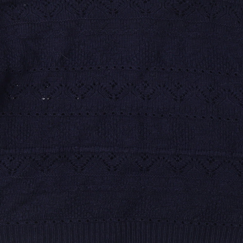 St Michael Womens Blue   Cardigan Jumper Size 14
