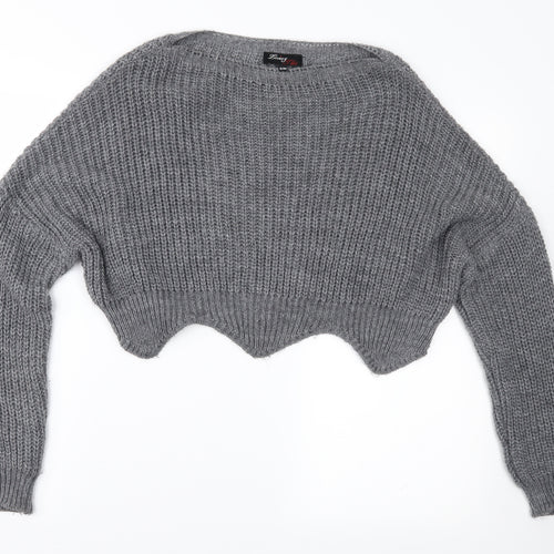 Loving This Womens Grey   Pullover Jumper Size S