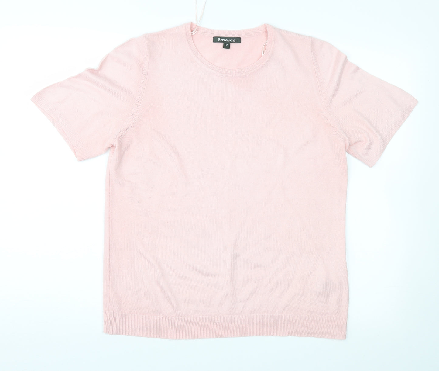 Bonmarché Womens Pink   Pullover Jumper Size 12