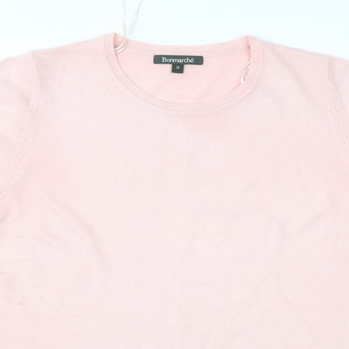 Bonmarché Womens Pink   Pullover Jumper Size 12