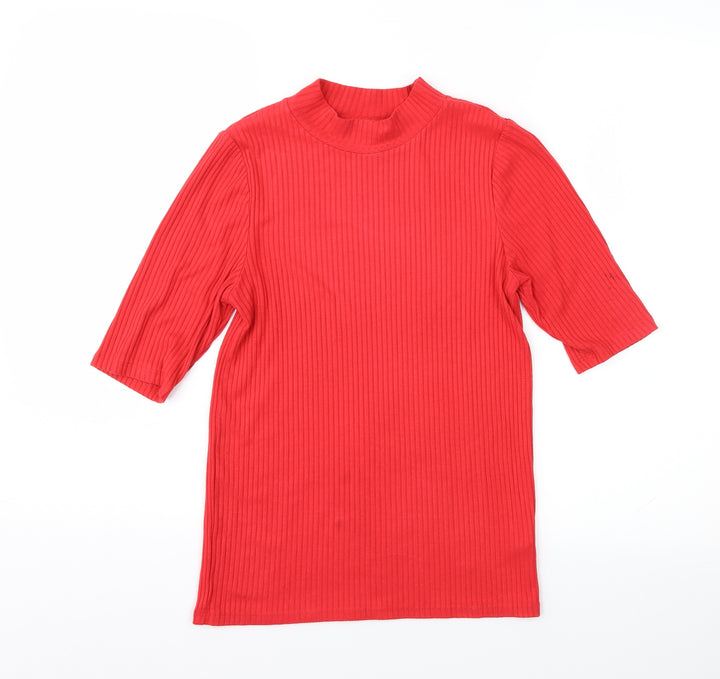 F&F Womens Red Pullover Jumper Size 10