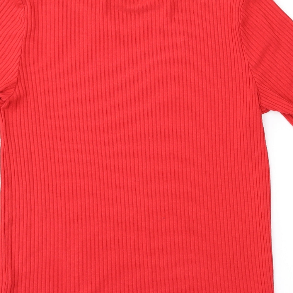 F&F Womens Red   Pullover Jumper Size 10