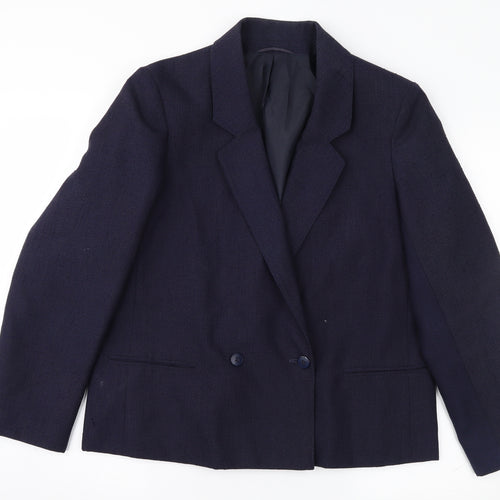 St Michael Womens Blue   Jacket Suit Jacket Size 14