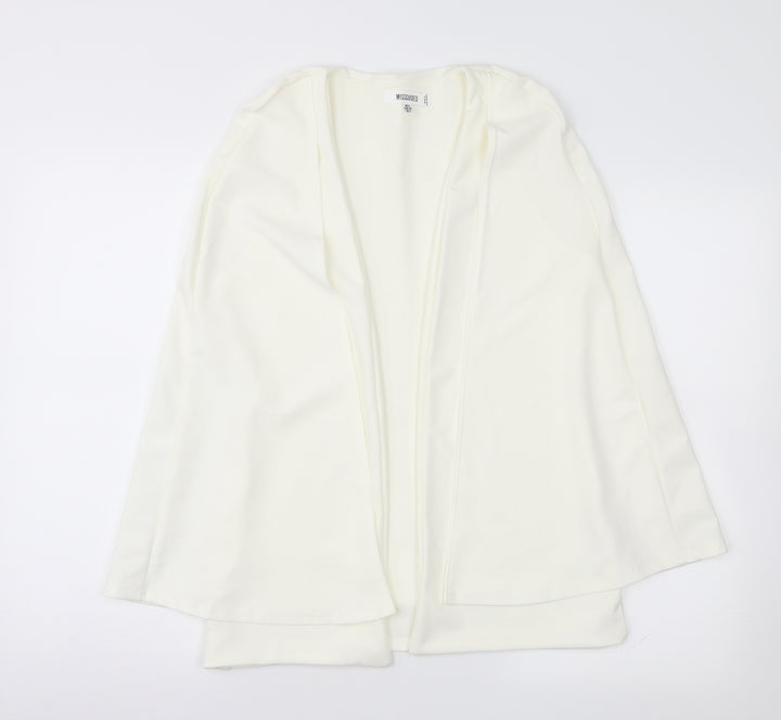 Missguided Womens Ivory Waistcoat Size 6