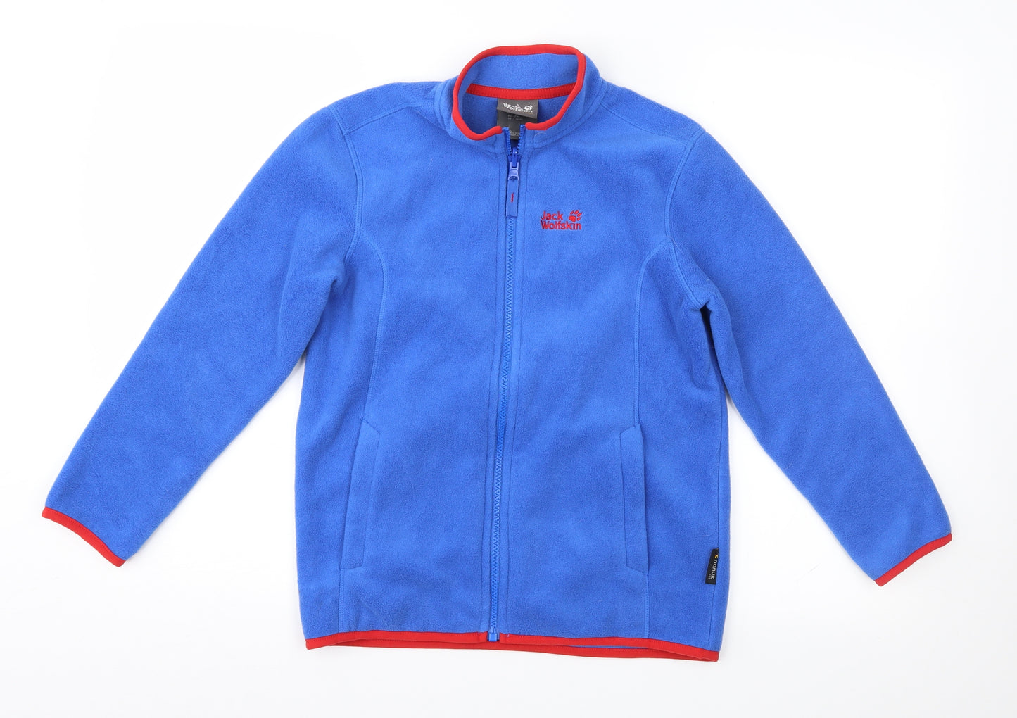 Jack Wolfskin Boys Blue  Fleece Jacket  Size 10 Years