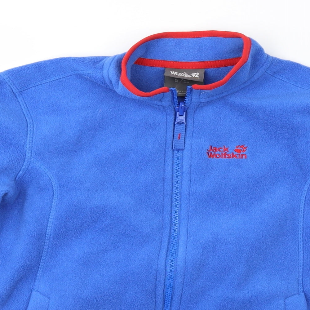 Jack Wolfskin Boys Blue  Fleece Jacket  Size 10 Years