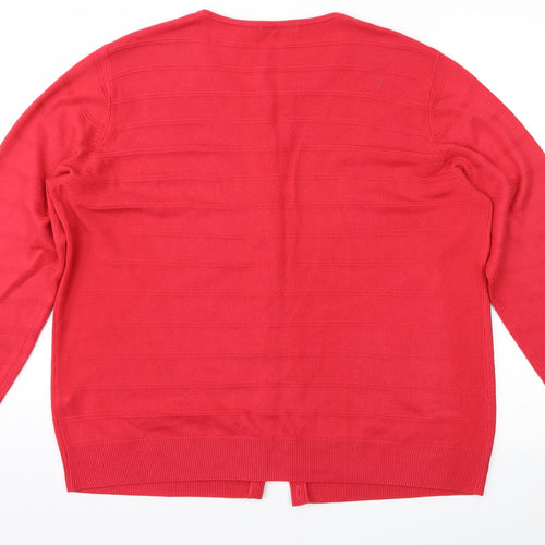 Marks and Spencer Womens Pink   Cardigan Jumper Size 20
