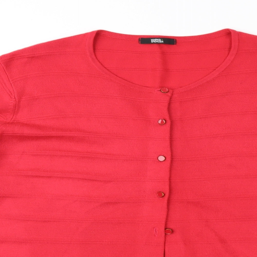 Marks and Spencer Womens Pink   Cardigan Jumper Size 20