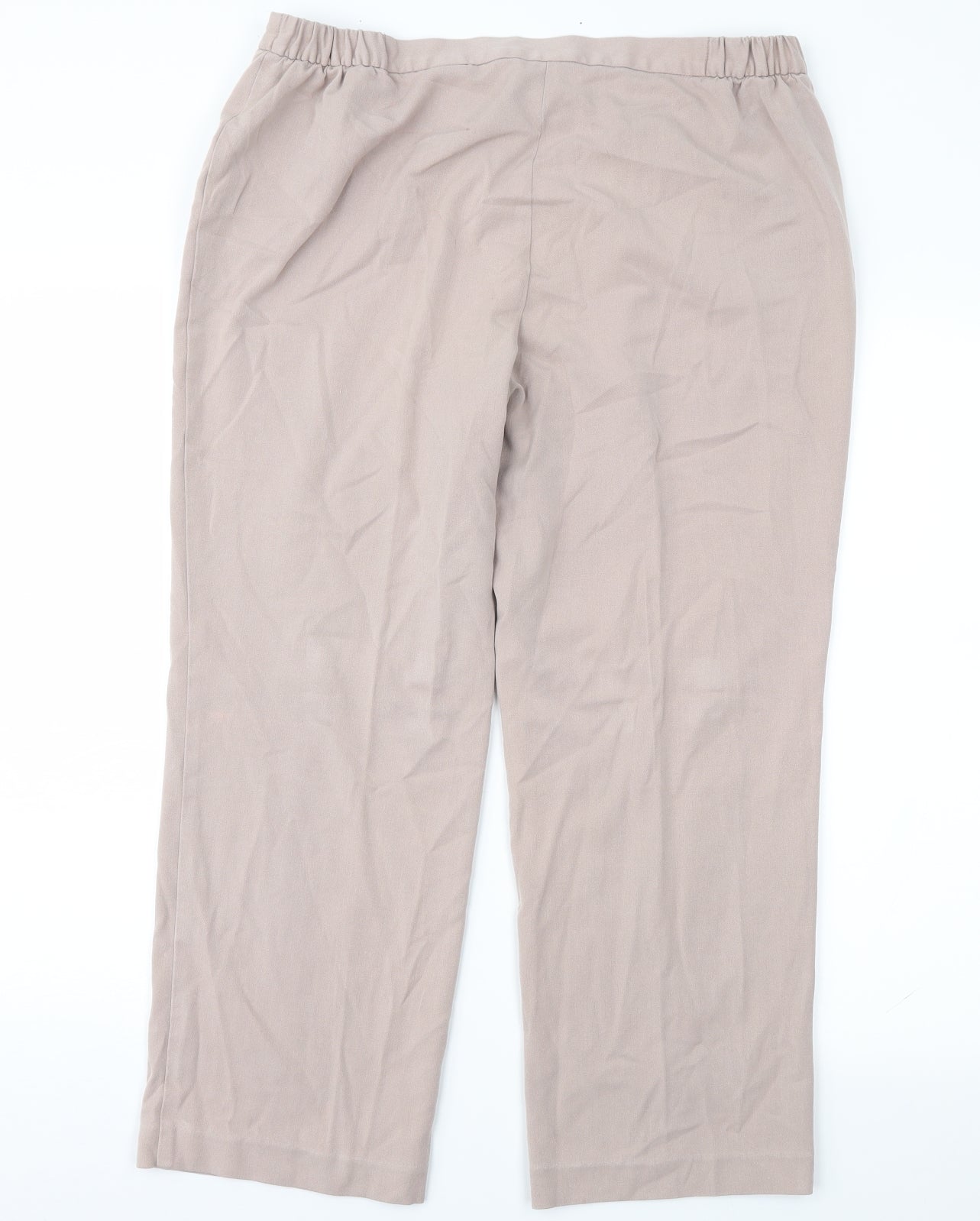 Marks and Spencer Womens Beige   Trousers  Size 16 L25 in