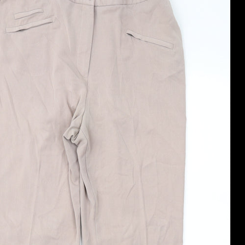 Marks and Spencer Womens Beige   Trousers  Size 16 L25 in