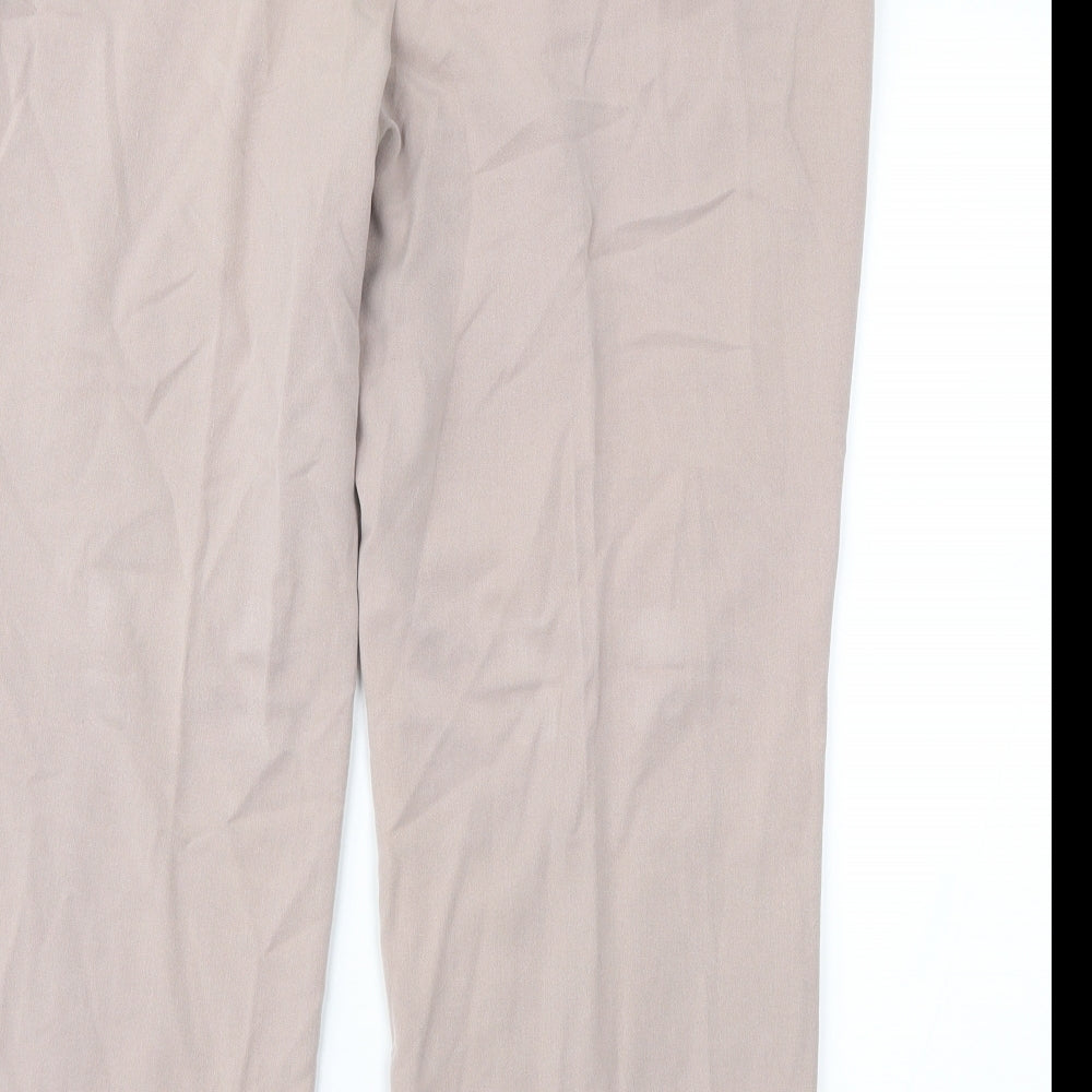 Marks and Spencer Womens Beige   Trousers  Size 16 L25 in