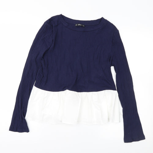 SheIn Womens Blue   Pullover Jumper Size L