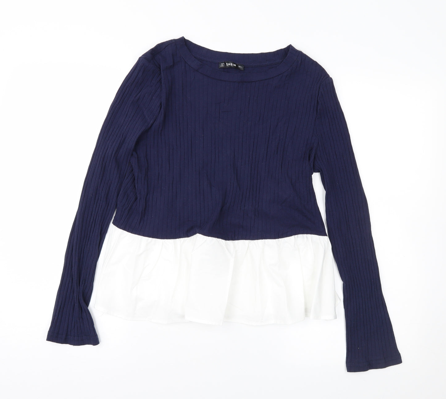 SheIn Womens Blue   Pullover Jumper Size L