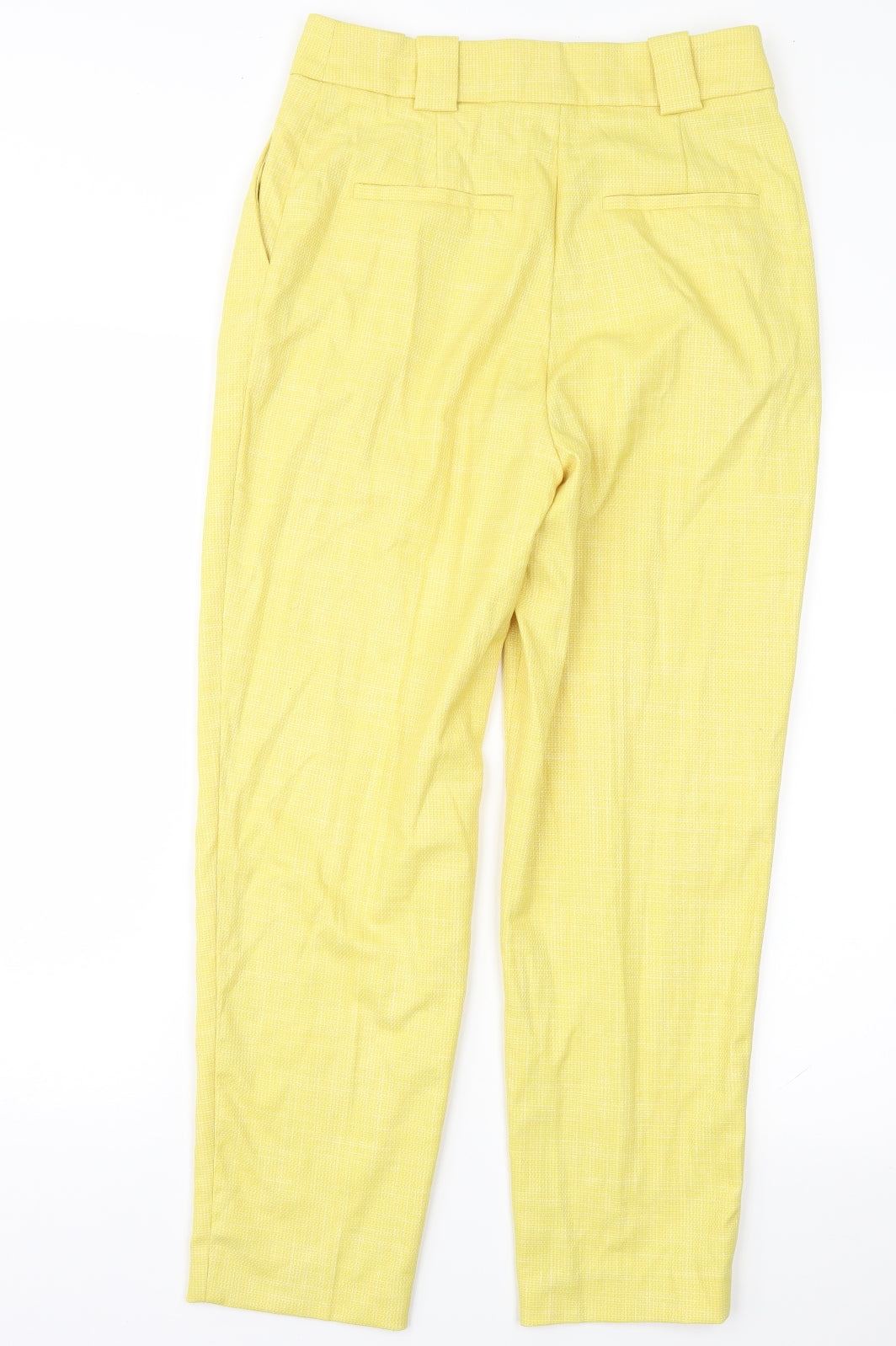 H&M Womens Yellow   Trousers  Size 8 L26 in