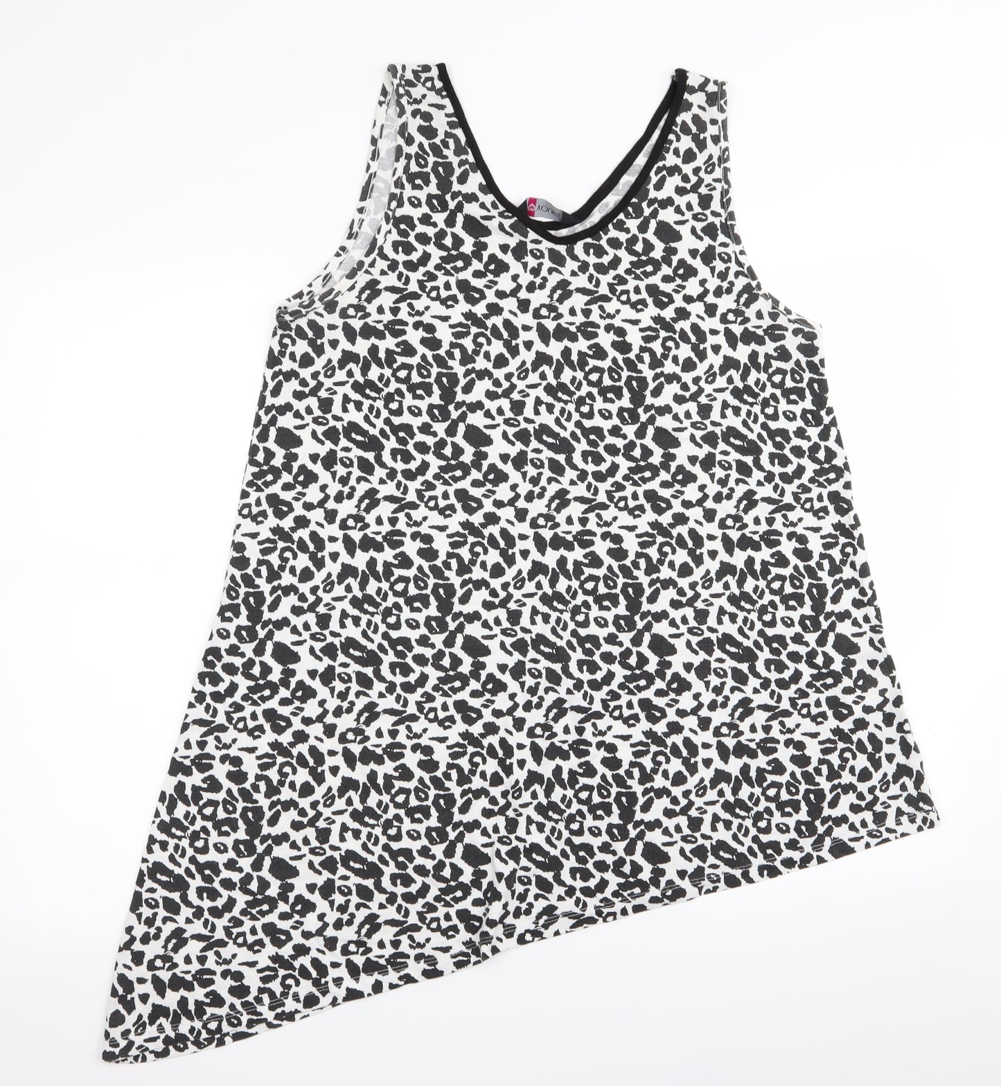 love yours Womens Multicoloured Animal Print  Basic Tank Size 16
