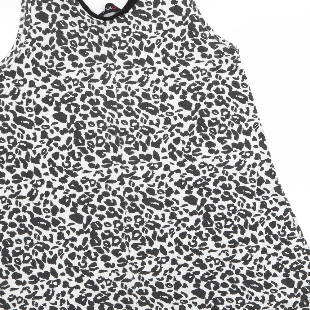 love yours Womens Multicoloured Animal Print  Basic Tank Size 16