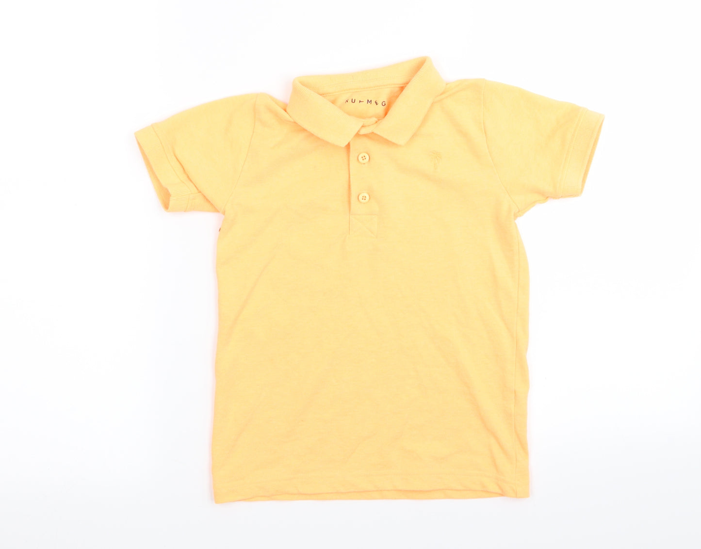 Nutmeg Boys Orange   Basic Polo Size 5-6 Years