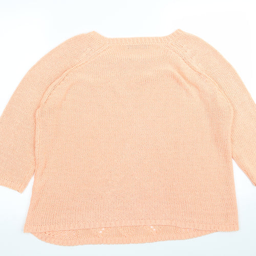 Primark Womens Orange   Pullover Jumper Size 16