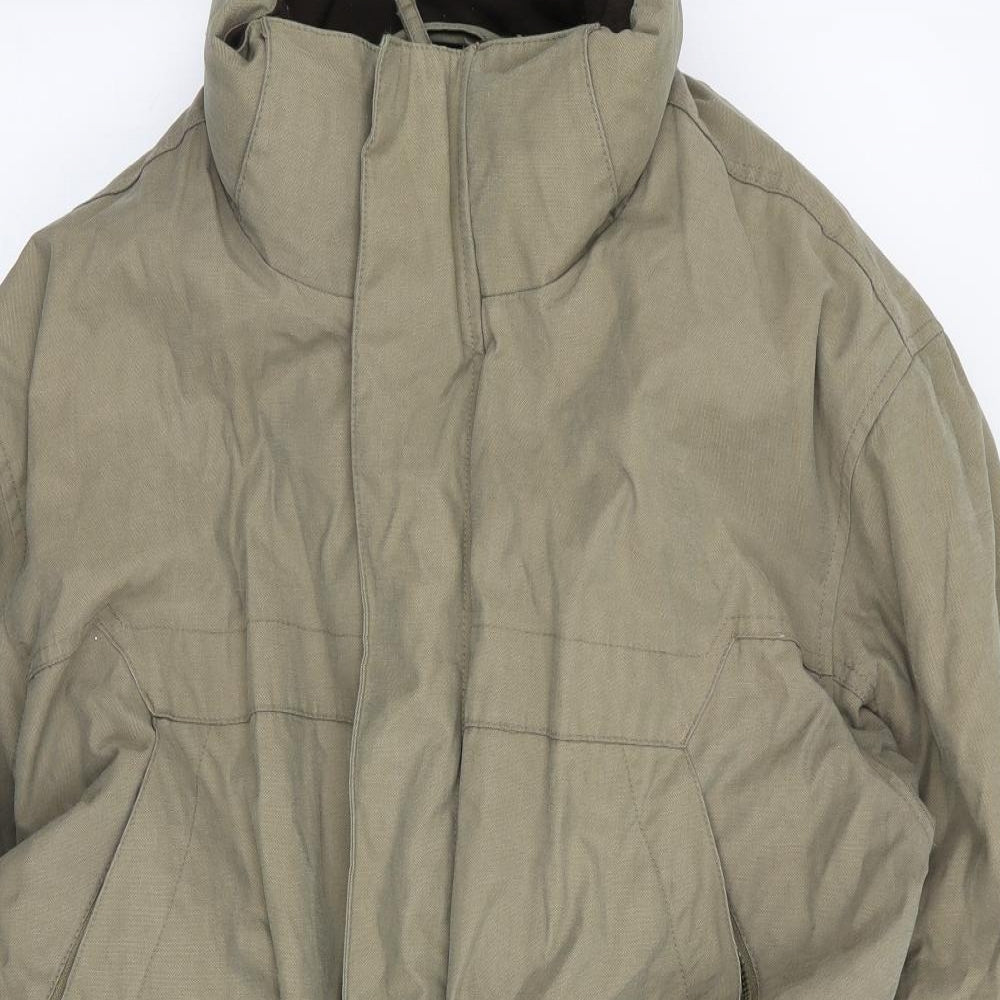 Maine Mens Green   Puffer Jacket Coat Size 2XL