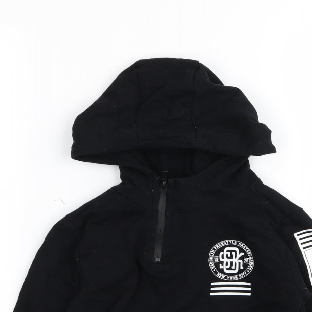 Urban Dept Boys Black   Pullover Jumper Size 6 Years