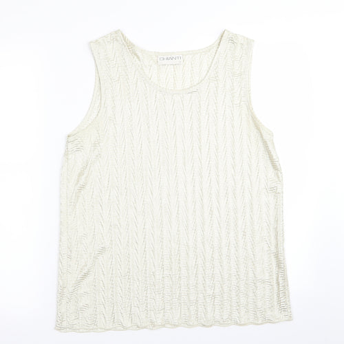 chianti Womens Green   Basic Tank Size 14
