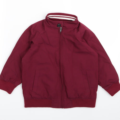 outfit Boys Red   Basic Coat Coat Size 6 Years