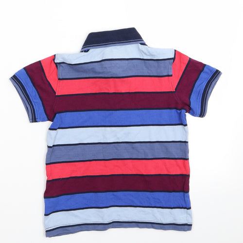 Blue Zoo Boys Multicoloured Striped  Basic Polo Size 7-8 Years