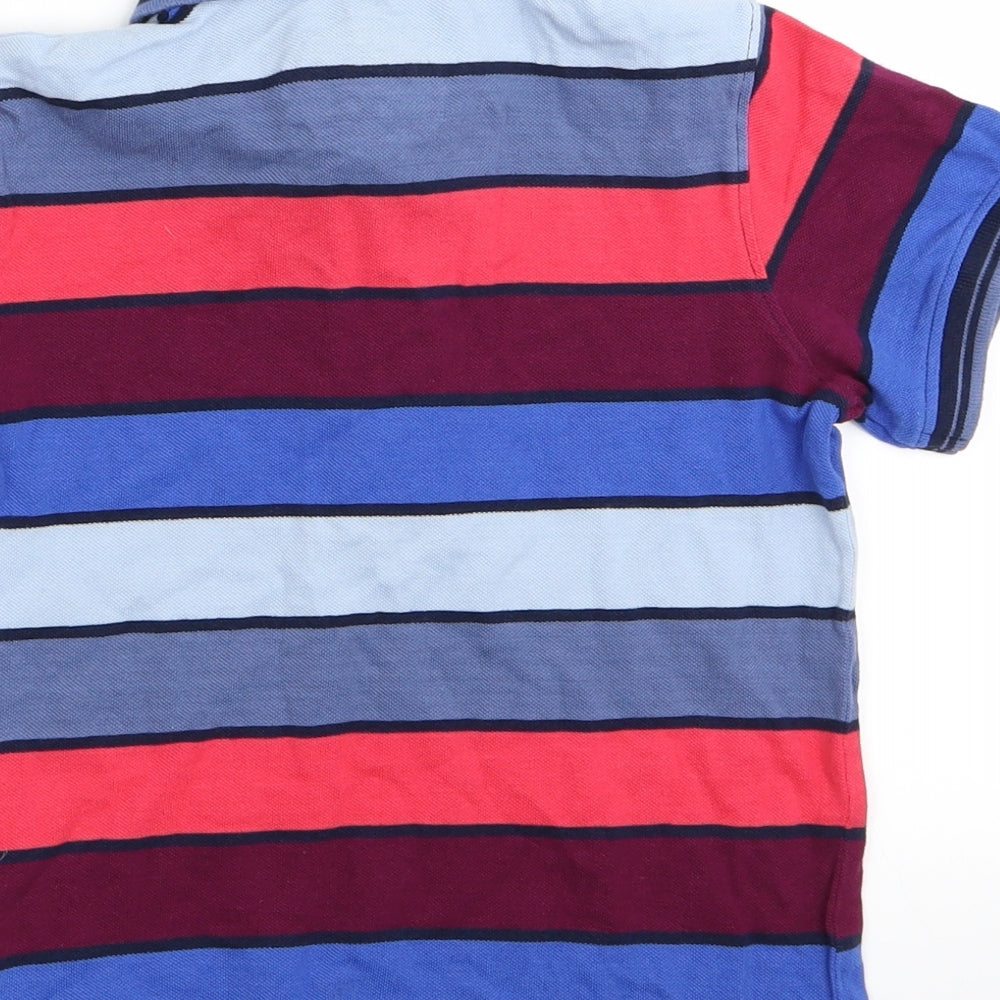 Blue Zoo Boys Multicoloured Striped  Basic Polo Size 7-8 Years