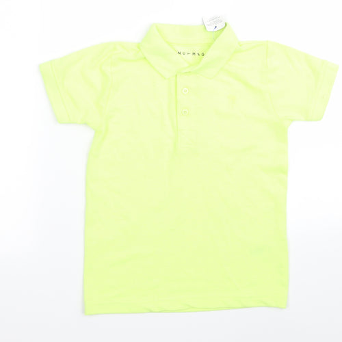 Nutmeg Boys Yellow   Basic Polo Size 5-6 Years