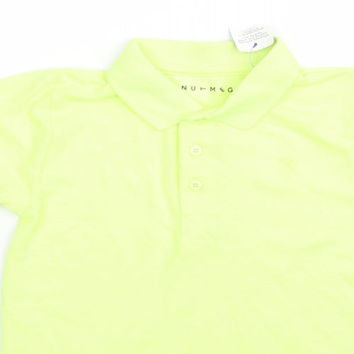 Nutmeg Boys Yellow   Basic Polo Size 5-6 Years