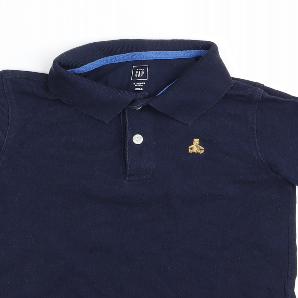 Gap Boys Blue   Basic Polo Size 5 Years