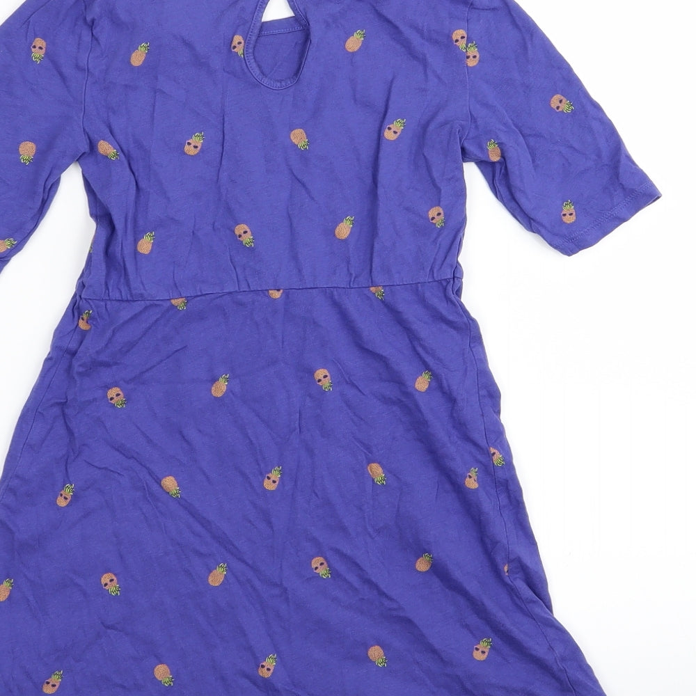 Old Navy Girls Blue   Fit & Flare  Size 6-7 Years