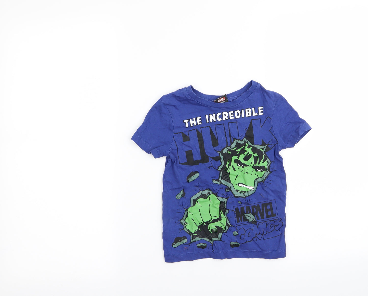 Asda George Boys Blue   Basic T-Shirt Size 18-24 Months  - The Incredibles