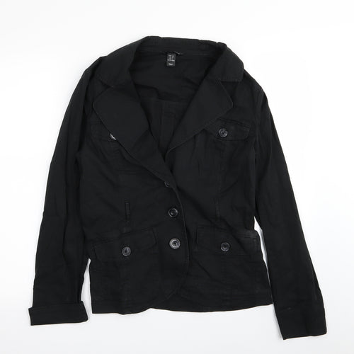 H&M Womens Black   Jacket  Size 16