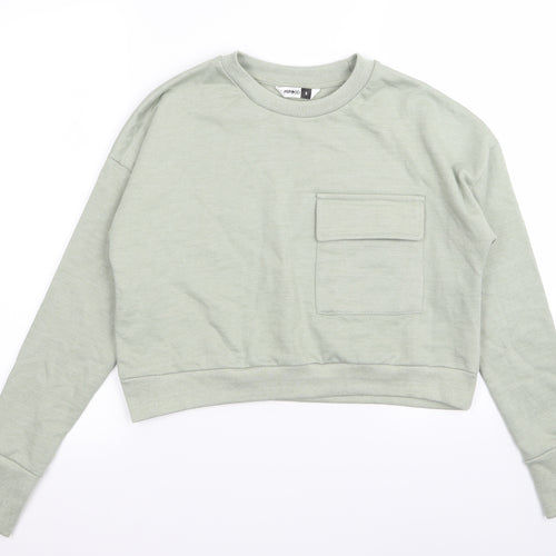 pep and co Womens Green   Pullover Jumper Size S  - crop
