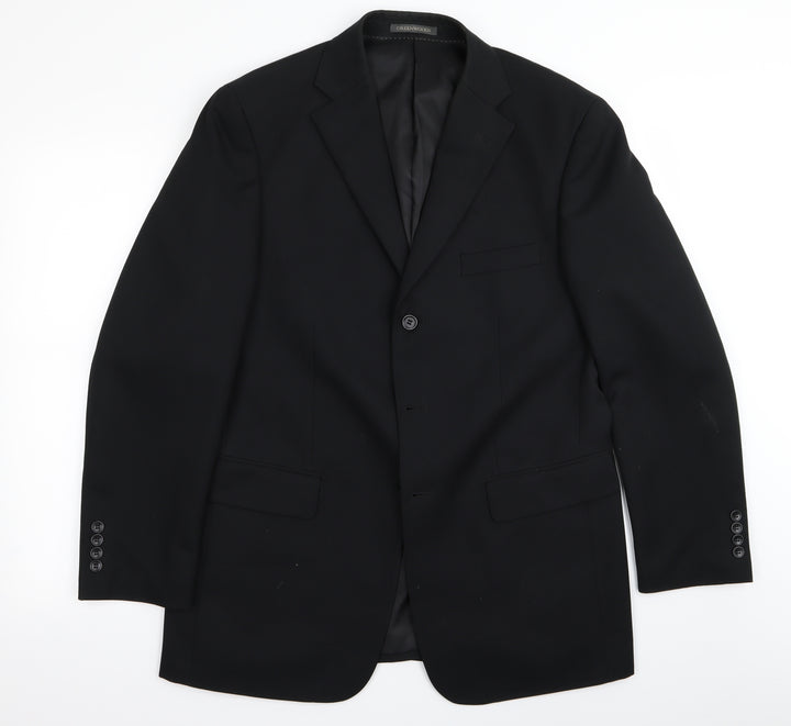 greenwoods Mens Black   Jacket Blazer Size 40